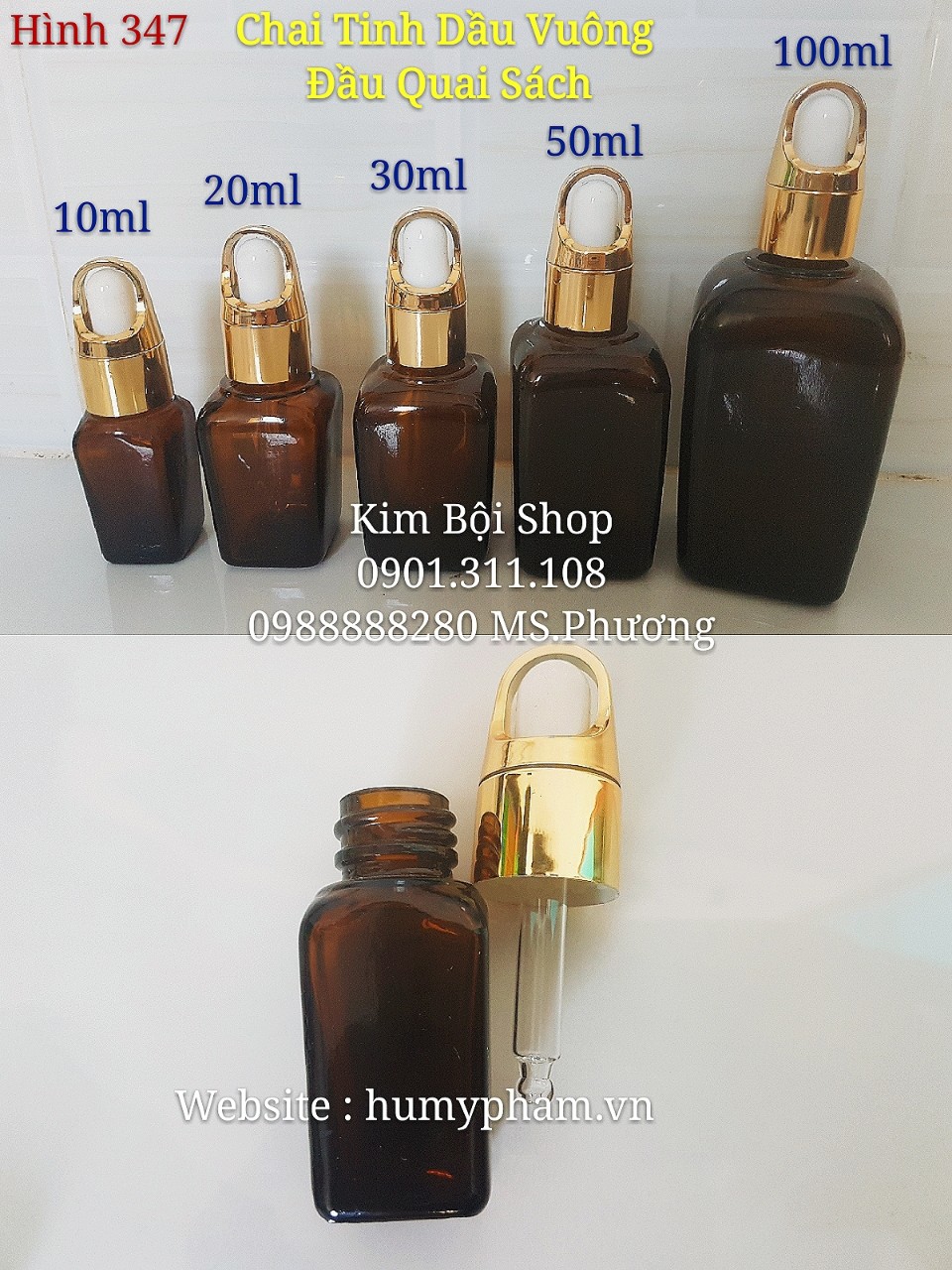 CHAI SERUM VUÔNG
